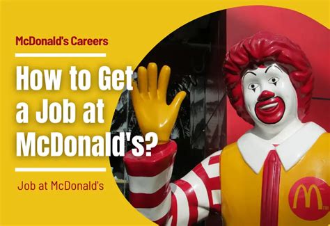 mcdonald's careers|mcdonald's job website uk.